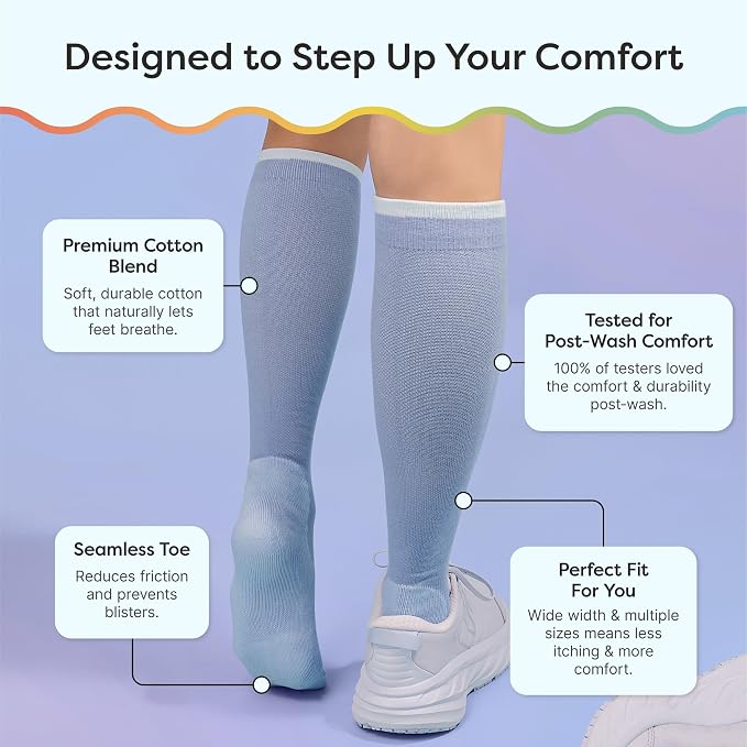 Get Rid of Swelling and Foot Pain with Amka Compression Socks